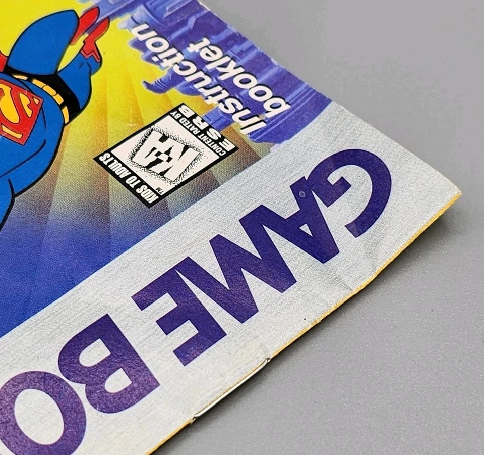 Superman (Nintendo Game Boy Original) MANUAL INSTRUCTION BOOKLET ONLY - Image 4 of 4