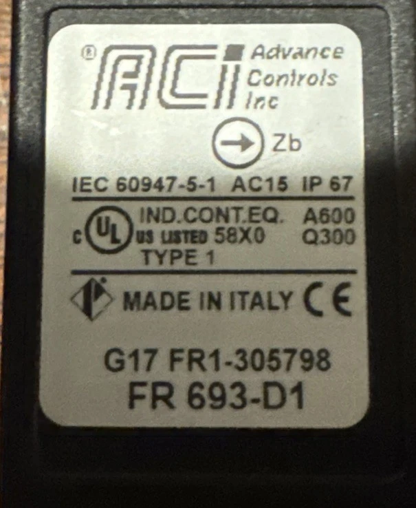 controles avanzados seguridad enclavamiento fr 693-d1 Foto 2 de 3