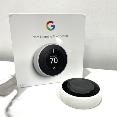 #ad #ad Google Nest Learning Thermostat 3rd Gen Used Good Condition White $83.66