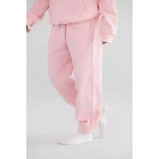 Comfrt Collection Pastel Edit Pink Sweatpants Joggers Lounge Pants Size M