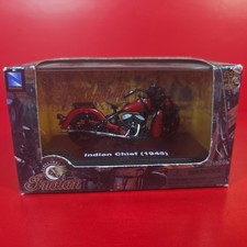 Ray 1945 Indian Chief 1:32 Scale Die Cast Model Motorcycle Collectible