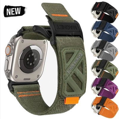 Magnet Nylon Armband für Apple Watch 11 10 9 8 7 6 5 4 SE 42-46mm Ultra 3 2 49mm