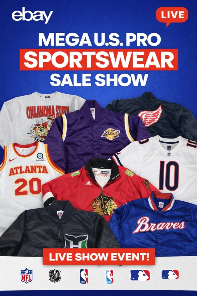 U.S. PRO SPORTSWEAR SHOW NHL NFL NBA MLB