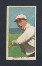 T206 RUBE MANNING - BATTING - NEW YORK HIGHLANDERS (YANKEES) - Piedmont