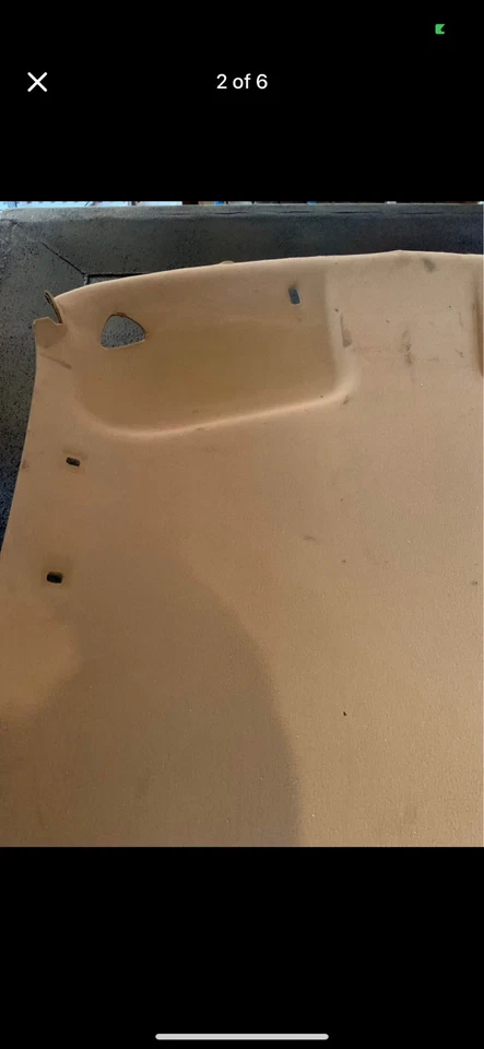 Chevrolet S-10 S10 1994-2001 techo de fábrica cabina extendida 1 pieza bronceado Foto 2 de 4