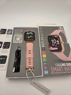Reflex Active Series 30 Amoled Pink Calling Smartwatch