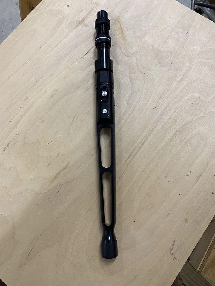 Culata de varilla ajustable en alta mar personalizada - #2 con tuerca de virola. 2 posiciones - negro Foto 2 de 4