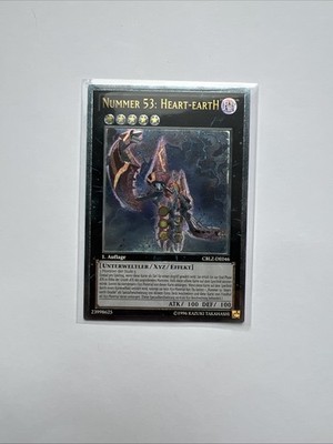 Yugioh | Nummer 53: Heart-eartH Ultimate Rare | CBLZ-DE046 Deutsch Excellent