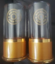 Big Shot 12 Guage Shotgun Shell Shot Glasses Set Of 2