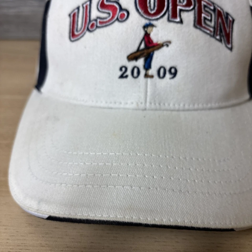 Gorra abierta de EE. UU. Correa trasera para hombre 2009 Bethpage negra torneo de golf PGA golf Foto 4 de 4