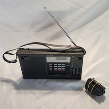 SONY ICF-2001 FM/AM/SW/SSB/CW PLL Synthesized Receiver Radio Tested Working 