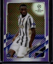 2020-21 Topps Chrome UCL - Jean-Claude Ntenda #90 Purple Carbon Fiber Refractor