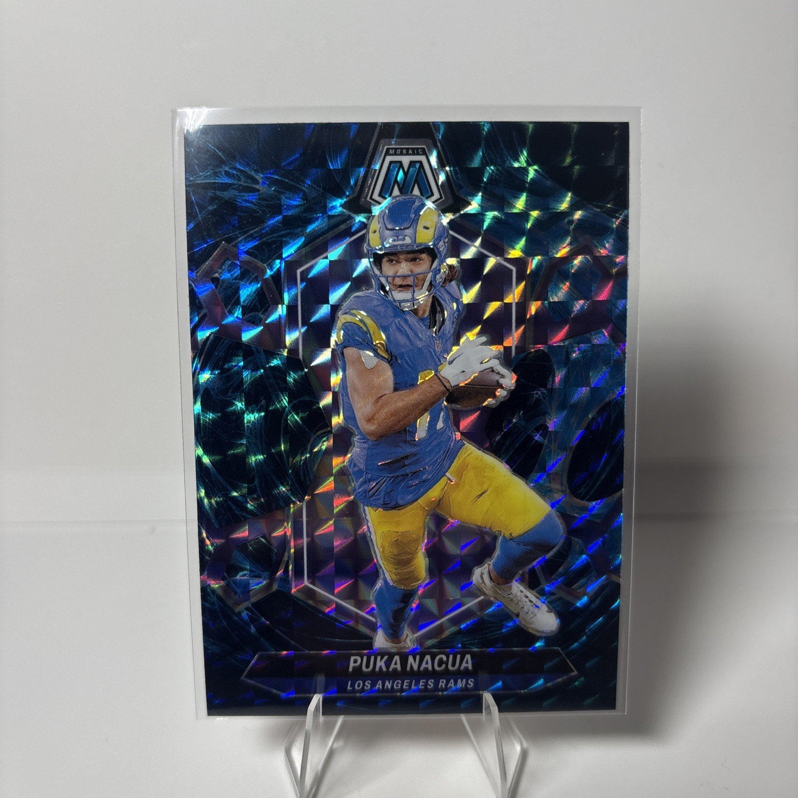 2024 Panini Mosaic - Puka Nacua #130 Genesis Mosaic Prizm