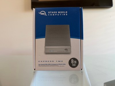OWC 8TB Express 1M2 USB4 NVMe M.2 External SSD