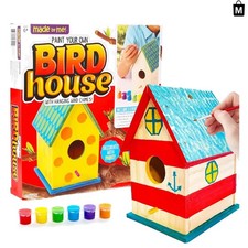 Creative Birdhouse DIY Kit for Kids - Paint  Assemble Your Ideal Nest