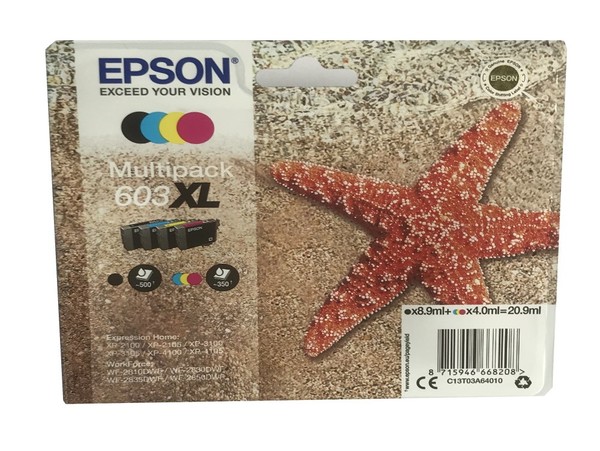 Original Epson Druckerpatrone T603 Xl Multipack FüR Expression Home XP-4105-image