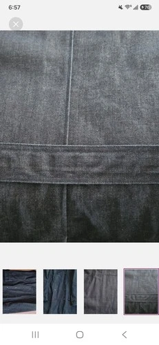 Polo by Ralph Lauren Men's Blue Denim Pea Coat Quilted Lined Button XL image 3