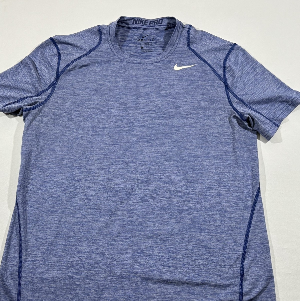 nike men's pro cool fitted short sleeve shirt