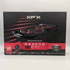 XFX AMD Radeon RX 570 8 GB GDDR5 Graphics Card RX570P8DBDR OPEN BOX