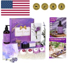 Luxury Bath Gift Set for Women, 12 Pcs Relaxing Lavender Spa Gifts for Women,...