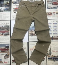 Ariat Rebar Perfect Rise Straight Woman Size 29XL Khaki WORK