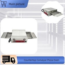 220V 1-Phase 18'' Commercia Electric Pizza Oven with Chain Conveyor Pizza Baked