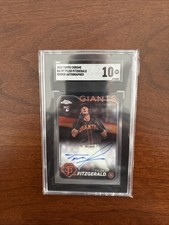 2024 Toops Chrome RA-TF AUTO/ GRADED TYLER FITZGERALD Rookie Card. rookie card picture