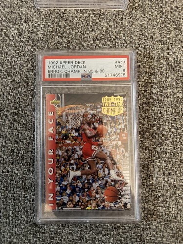 Michael Jordan Psa 9 Card