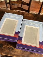 2x Radio Shack Optimus 40-1368 In-Wall Speakers NOS 6.5" 2-Way New Old Stock