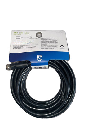 RG6 Coax Cable for audio and video 15ft. 4.5m