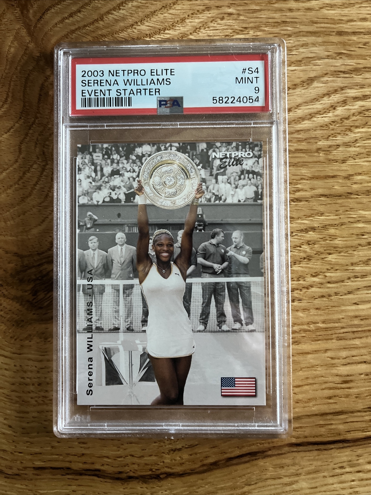 2003 Netpro Elite Event Starter Serena Williams RC S4 PSA 9 Mint GOAT Invest HOF