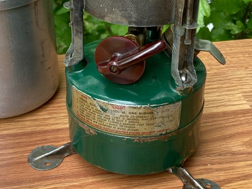 1951 US Military Rogers Akron Ohio Single Burner Camp Stove m-1950 - Picture 5 of 13