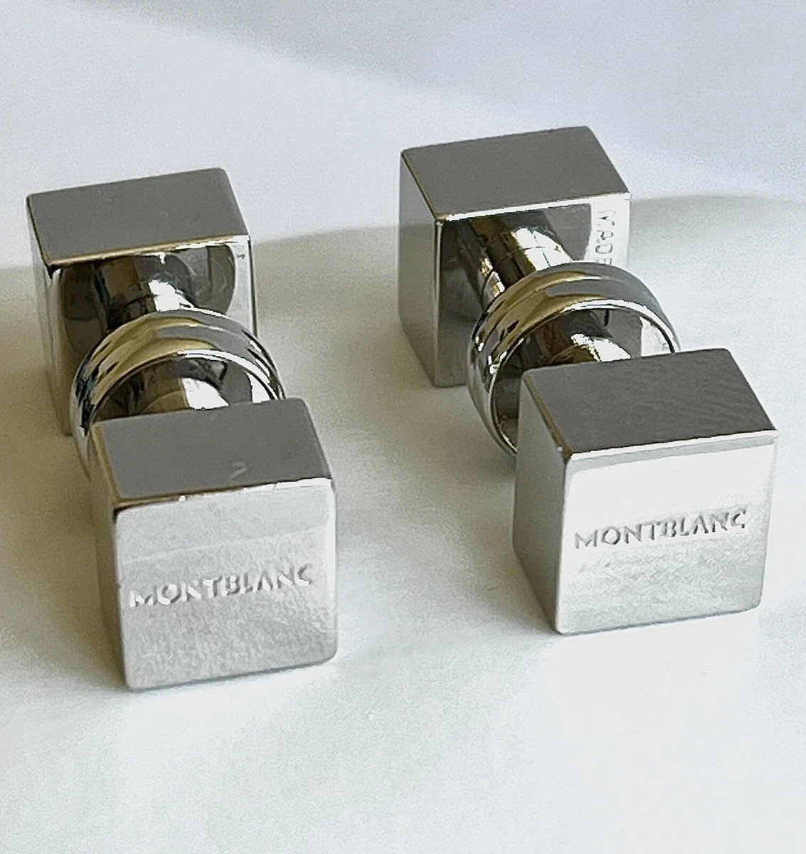 Montblanc Sterling Silver Cufflinks for Men for sale | eBay