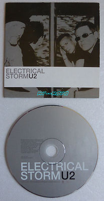 U2 ELECTRICAL STORM CD Single Cardboard Promo