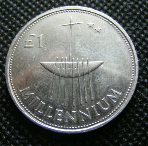 Ireland 2000 £1 Irish One Pound Coin Millennium Commemorative Limited Edition