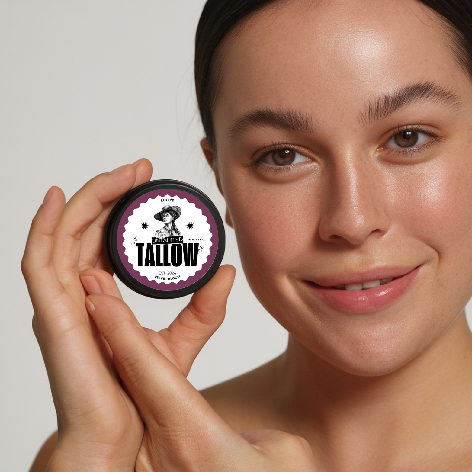 Organic Grass-Fed Whipped Tallow Cream for Deep Skin Hydration 90ml