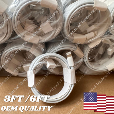 For Apple iPhone 6 7 8 XS XR 11 12 13 14 Pro Max USB Fast Charger Cable Cord Lot