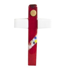 Croce Crocifisso da parete vetro di Murano | Murrina Glass Wall Crucifix Cross