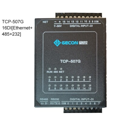 TCP-507G 16DI Ethernet Module Industrial Controller Data Acquisition Module os67