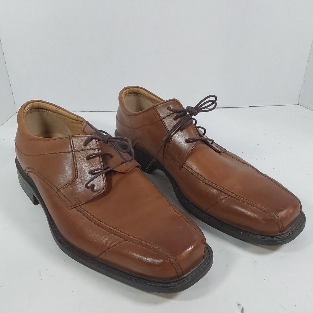 Rockport Mens Size 10.5W Leather Oxford Brown/Tan Leather  display picture 2