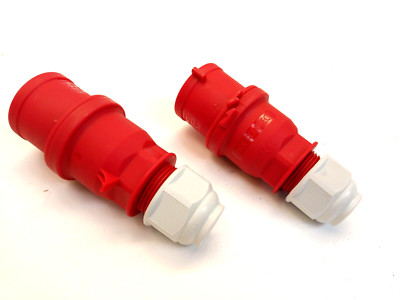 2x Bals 2148 High Current Plug 32A 6h / 230 / 400V 3P+N+PE 5 Pin, CEE