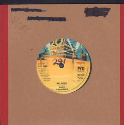 Gene Chandler(7'' Vinyl)Get Down-20th Century Fox Records-BTC 1040-UK-19-VG+/VG+