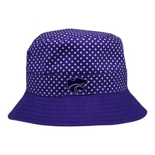 Kansas State Pin Dot Bucket Hat