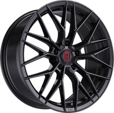 1 Tis Motorsports 16x7.5 5x100 35 505b Gloss Black Wheel Rim