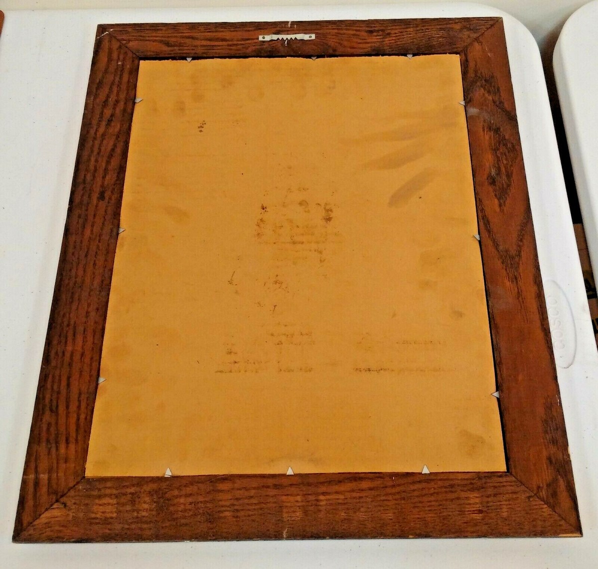 Vintage Snap On Tools Advertising Promo Mirror Wooden Frame Decor