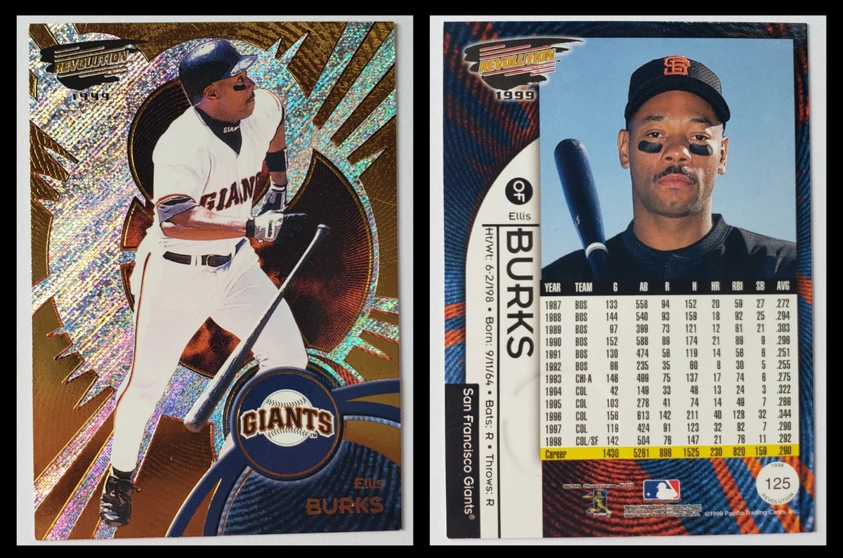 Ellis Burks Baseball Sports Trading Cards & Accessories ungraded