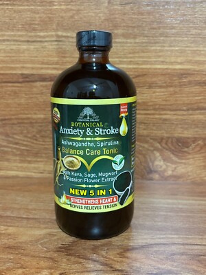 Anxiety & Stroke Tonic, By Essential Palace 5 In 1, 16 oz.