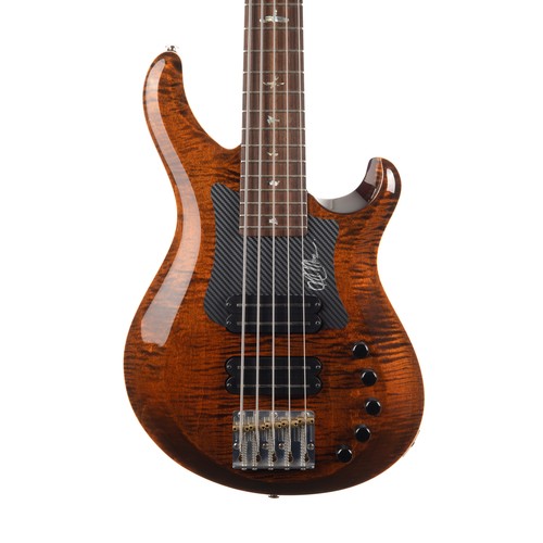 Basso Usato PRS Grainger 5 Corde Arancione Tiger 2017 - Foto 1 di 11