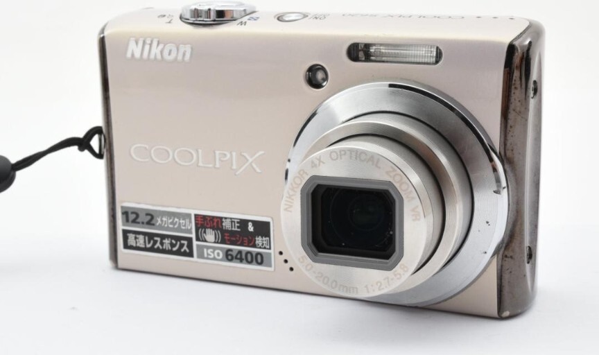 【美品】Nikon COOLPIX S620 シルバー Nikon COOLPIX S620 Digital Camera Silver Japan used Tested