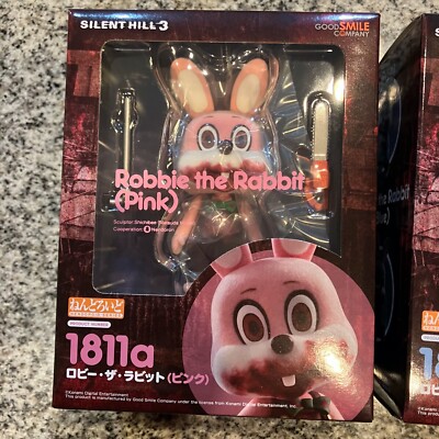 Silent Hill 3 Robbie Rabbit Nendoroid figures | Pink + Blue set